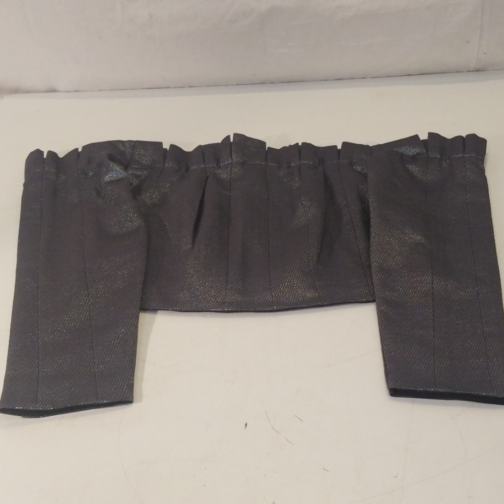 Express Gray Metallic Top